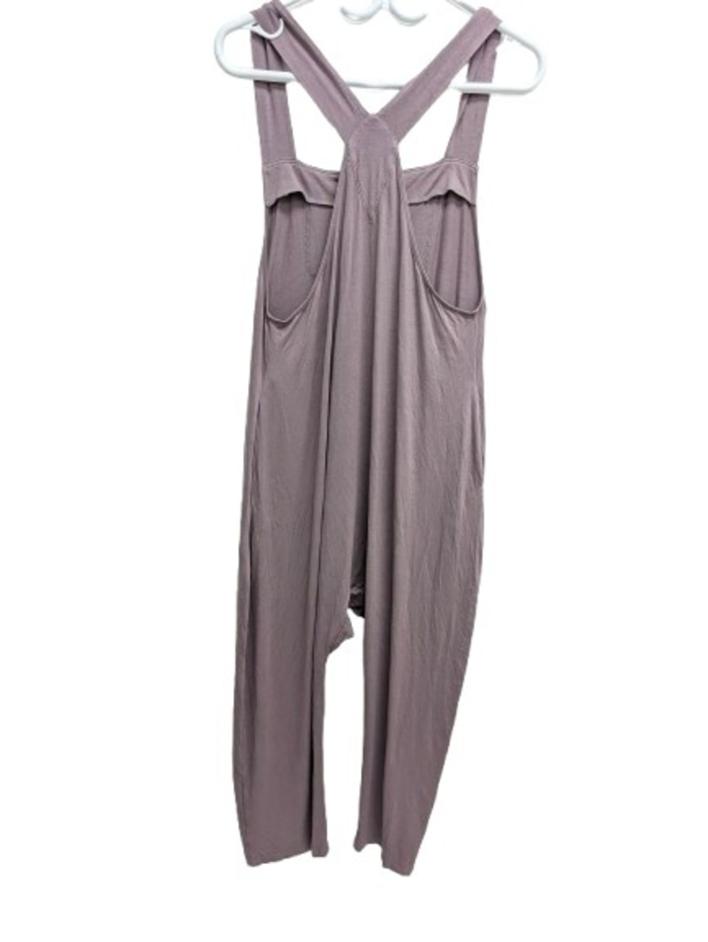 Smash + Tess Tuesday Romperalls Dusty Plum Mauve Bamboo Overalls Romper S - Picture 2 of 7